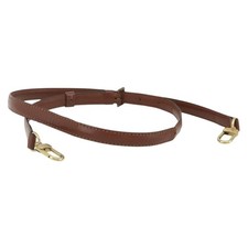 LOUIS VUITTON Adjustable Shoulder Strap Leather 37""-44.1"" Brown Auth ep14301