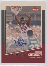 2013-14 Fleer Retro Auto Calbert Cheaney #7 Auto 06bg