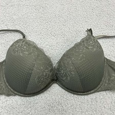 Aerie Bra 36D Plunge Emma Push up lace floral American Eagle Outfitters