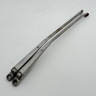 1965-1967 Porsche 911 912 SWF Windshield Wiper Arm PAIR Silver Arms