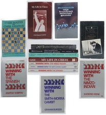 LOT OF 7 - Chess Book Books - GM Eduard Gufeld - Bobby Fischer - Openings