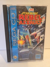 Star Wars Rebel Assault Sega CD 1993 CIB Complete Case With Manual