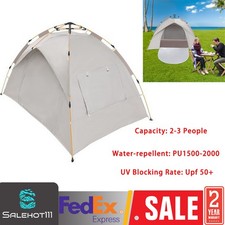 2-3 Person Instant Pop up Tent Waterproof UV Protect for Family Camping