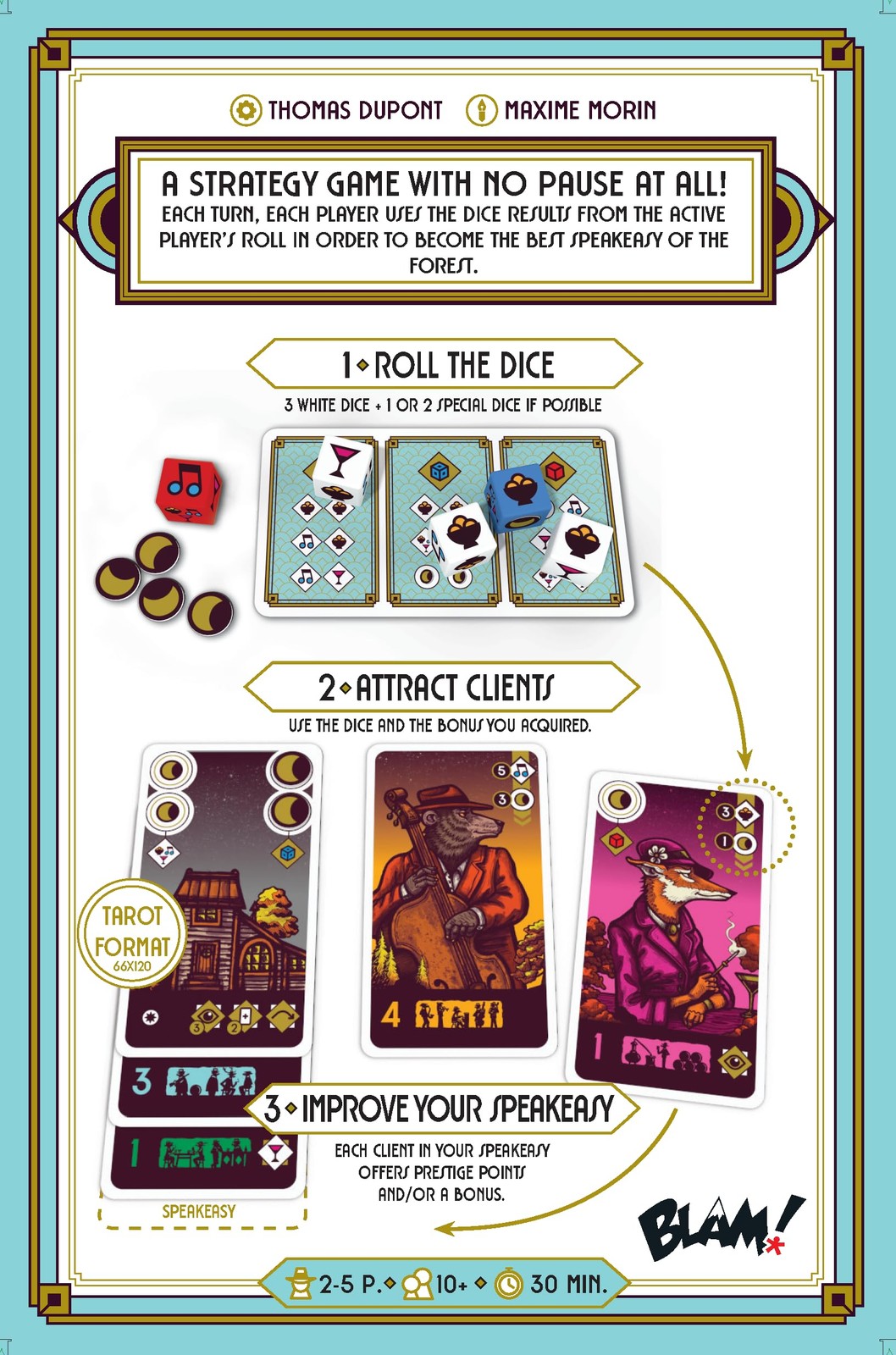 Hachette Board Games UK Moonshine, Board Game, 5 Players, 30 Minutes Play Time