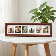 6 Photo Multi Picture Frame DIY Collage Frame Photo Frame Poster Frame Walnut