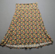 LuLaRoe Azure Womens Size Medium Multicolor Floral Fit Sz 6-8