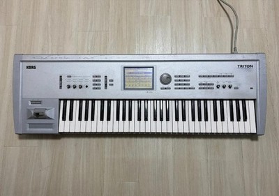Korg Triton 61-Key Analog Synthesizer Workstation Keyboard Parts Repair As-Is JP