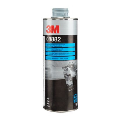3M 3M Revestimiento antigravilla rugoso base agua, gris, 1 L, 08882