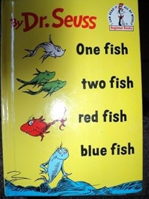 One Fish, Two Fish, Red Fish, Blue Fish Book and CD Hardcover Dr.