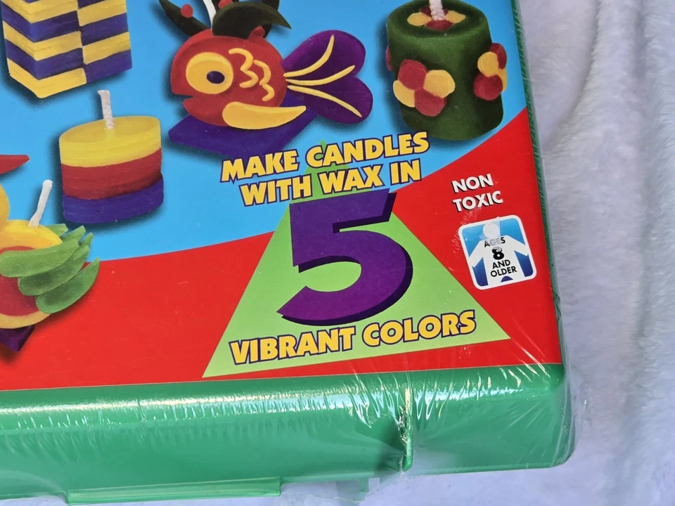 Vintage Amav Candle Art Kit DIY Make Your Own Candles Craft Set Sealed NIB - Image 2 of 4