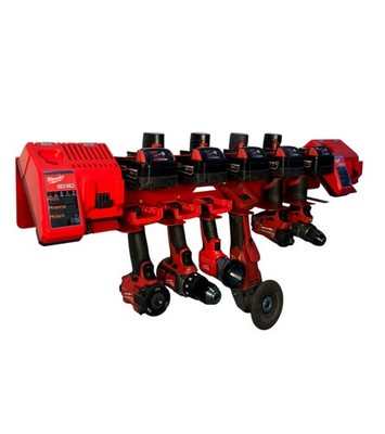 Drill & Battery Charging Station - Compatible with Milwaukee 12v,18v Battery