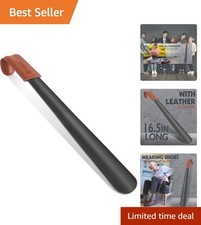 Ergonomic 16.5" Long Handle Shoe Horn   Essential Helper for Comfortable Wear