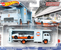 De Tomaso Pantera Gruppo 4 + Second Story Lorry Hot Wheels Premium 1:64