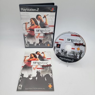 Singstar Rocks (Sony PS2 PlayStation 2) Complete In Box W Manual CIB