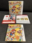 Paper Mario Super Star Nintendo 3DS Case And Manual Inserts Only