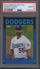 2021 Topps Silver Pack Update Blue #1 Albert Pujols /150 Gem Mint PSA 10
