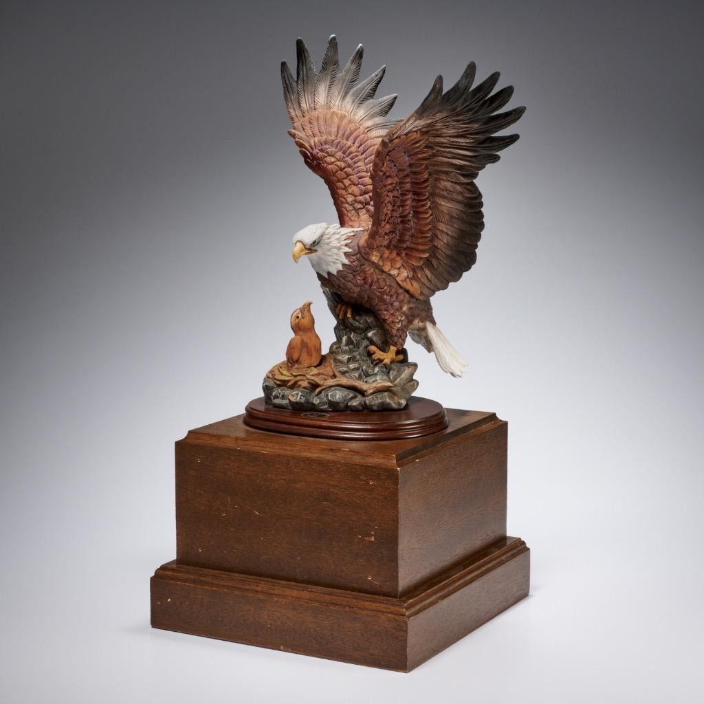 Maria Goretti Bald Eagle Sculpture The Bird Sanctuary Signature