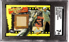 2002 Dart The Crocodile Hunter Steve Irwin Danger Ware Patch Relic Card SGC 7 NM 2002 Dart The Crocodile Hunter Steve Irwin Danger Ware Patch Relic Card SGC 7 NM