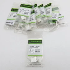 Lot of 10 - OR-KS6A-88 Ortronics Category 6 Keystone Jack, OR-KS6A-88 White