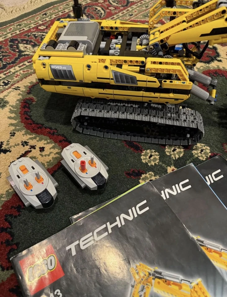 Lego Technic 8043 Excavator Complete Working Perfect With Books & Remotes - Image 2 of 4
