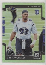 2017 Donruss Optic Rookies Lime Green Prizm Chris Wormley #143 z7h