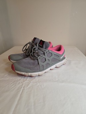 Reebok Womens Shoes Size 10 Grey And Pink Hexaffect Trainers
