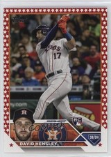 2023 Topps Series 2 Independence Day /76 David Hensley #649 11qz