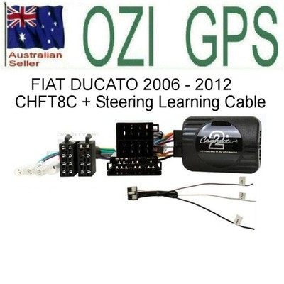 FIAT DUCATO 2006-2012 STEERING WHEEL INTERFACE  LEARNING CABLE AERPRO CHFT8C