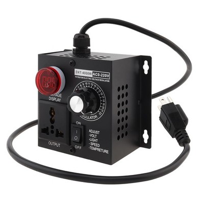 DiGiYes AC Motor Speed Controller Fit for Fan Electric Router Black 
