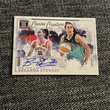2025 Panini Impeccable WNBA Basketball Breanna Stewart Canvas Creations Auto /25