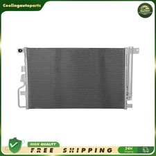 Aluminum A/C Condenser For 2016-2017 Chevrolet Equinox GMC Terrain 2.4L 3.6L