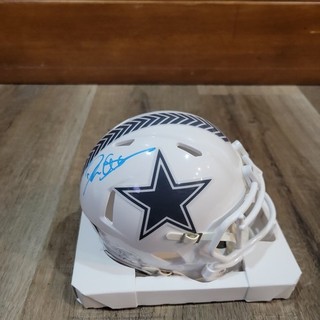 Deion Sanders Autographed/Signed Mini Helmet Beckett Dallas Cowboys Armed Forces