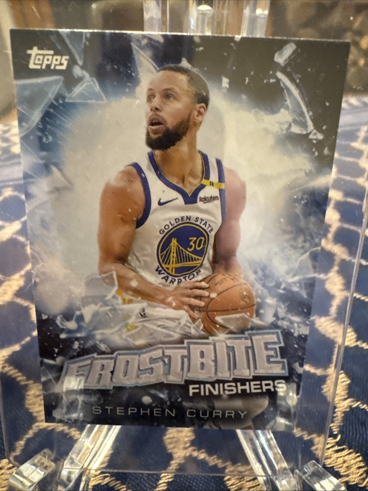 SSP 2025 Topps Holiday Stephen Curry Frostbite Finishers #FF-SC