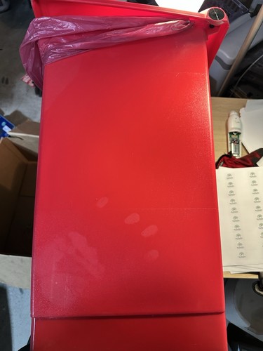 Rubbermaid Red Biohazard Sharps Container Medical Waste Disposal Bin