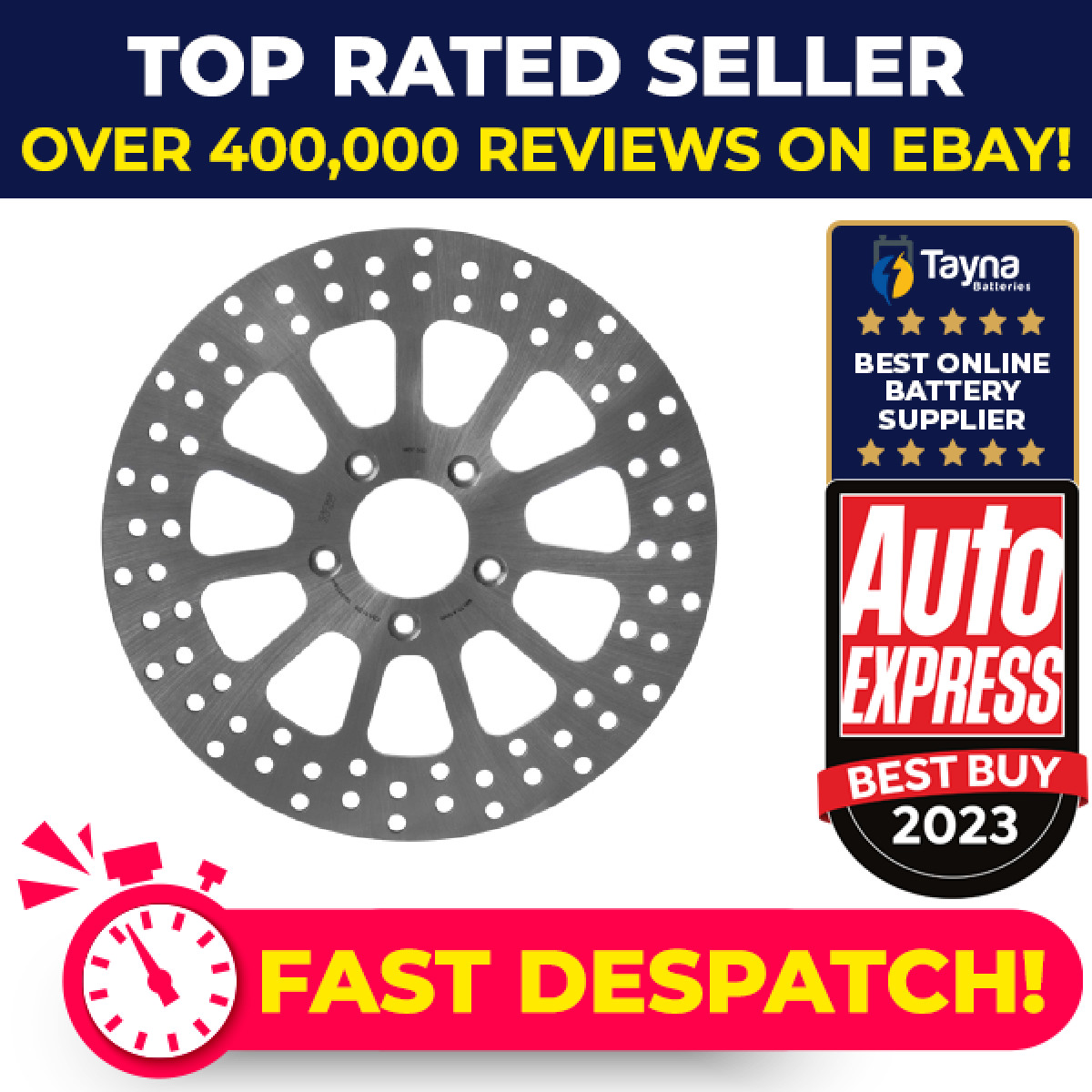 Motorcycle Brake Disc 292mm MST500 TRW Set Genuine Top Quality Guaranteed New