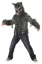 Howling At The Moon Werewolf Child Costume Medium 8-10