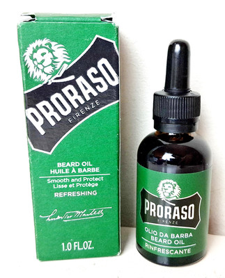 Proraso Beard Oil Refreshing 1 oz New in Box