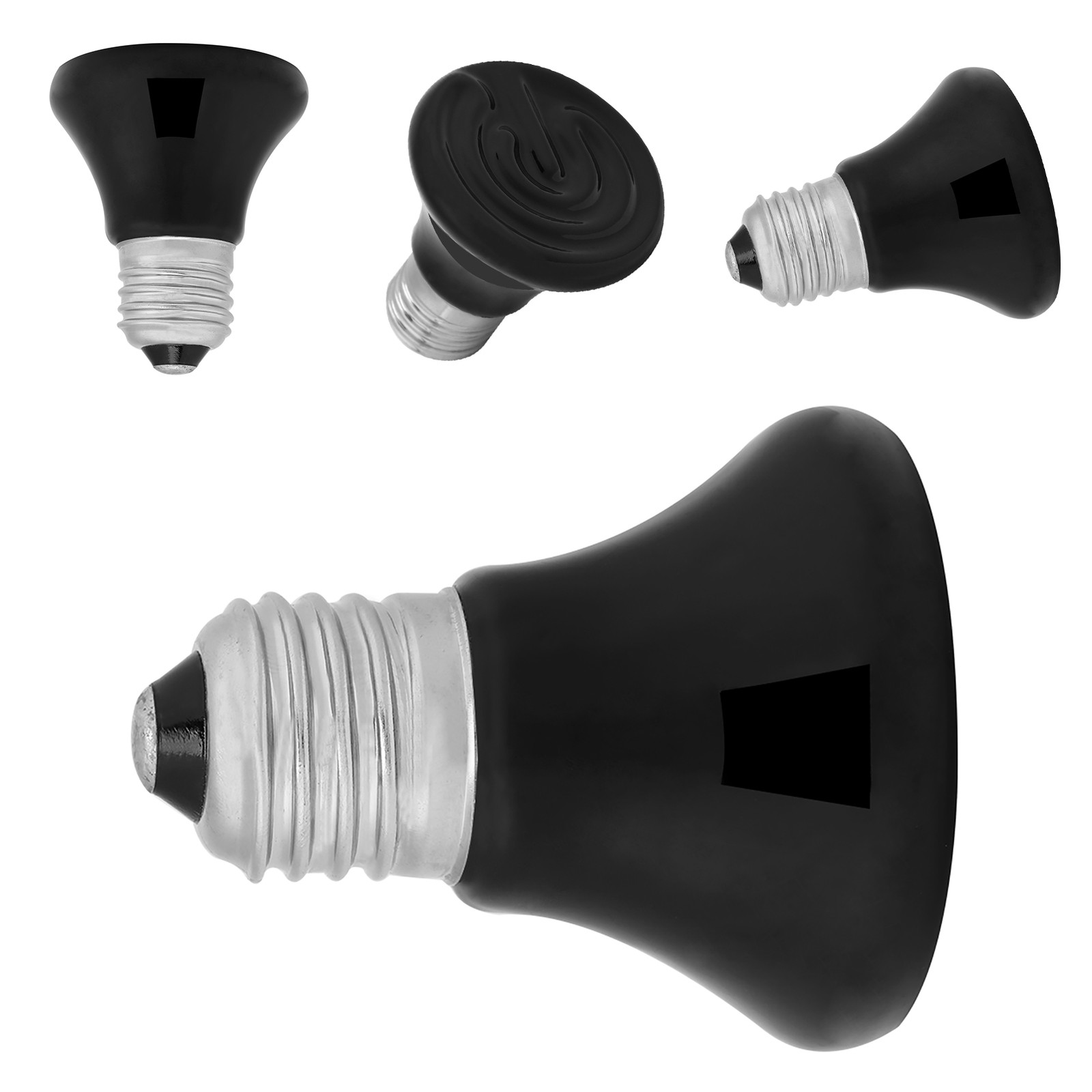 50-100W Infrared Ceramic Emitter Pet Heater Lamp Reptile Light Bulb 60W