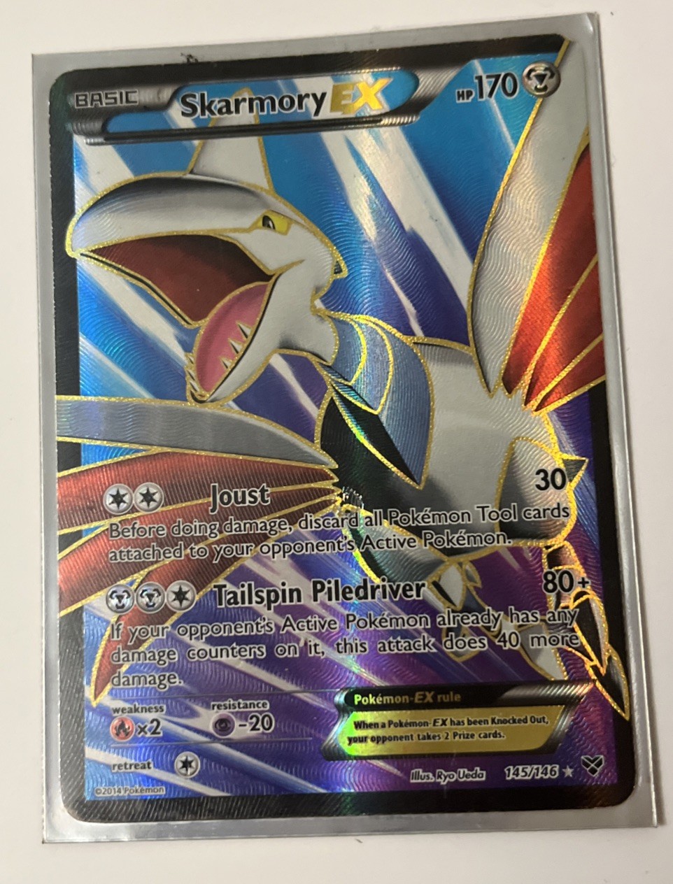 Skarmory EX (145 Full Art) - XY Base Set Pokemon card