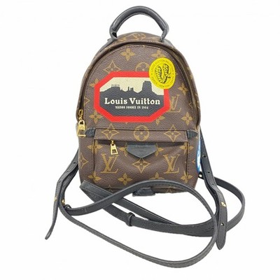 Louis Vuitton Monogram Palm Springs Backpack MINI M42971 Brown Women's GZl1i234