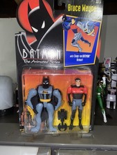 Kenner Batman the Animated Series Bruce Wayne  w  Snap-On Armor  New