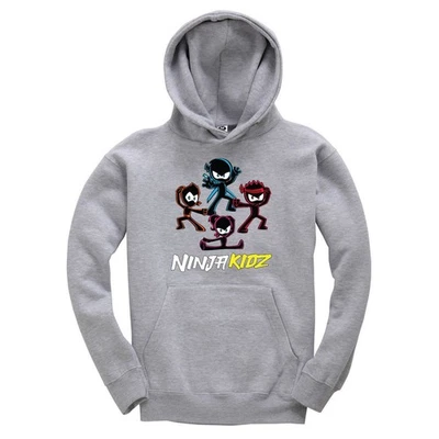 LEISUREWEAR ONLINE Ninja Kidz Kids Hoodie YouTuber YouTube Hooded Sweatshirt Boys Girls