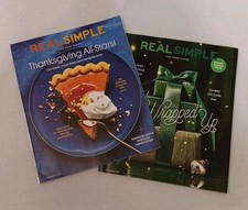 Real Simple Magazine Back Issues Set Of 2 November & December 2024 Life Home