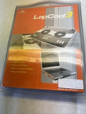 Vantec LapCool 3 Dual Fan Laptop Notebook 1500 RPM USB Cooling, Compact LPC-401