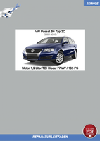 PDF VW Passat B6 (05-10) Reparaturleitfaden Motor 1,9 L TDI Diesel 77 Kw