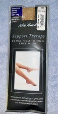 Nude Color Vintage Support Knee Highs