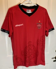 Uhlsport Perspolis FC S.J. HOSSEINI Jersey Shirt Kit Soccer Football Iran Sz L