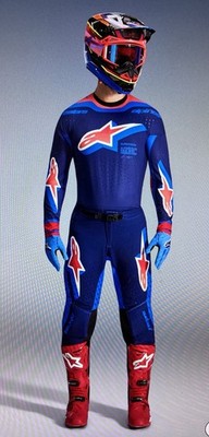 2026 Alpinestars Supertech Vista Gear Set Jersey Pants Large 34 Blue