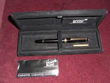 Montblanc Meisterstuck Classique 144 fountain pen black pennino oro 14 kt