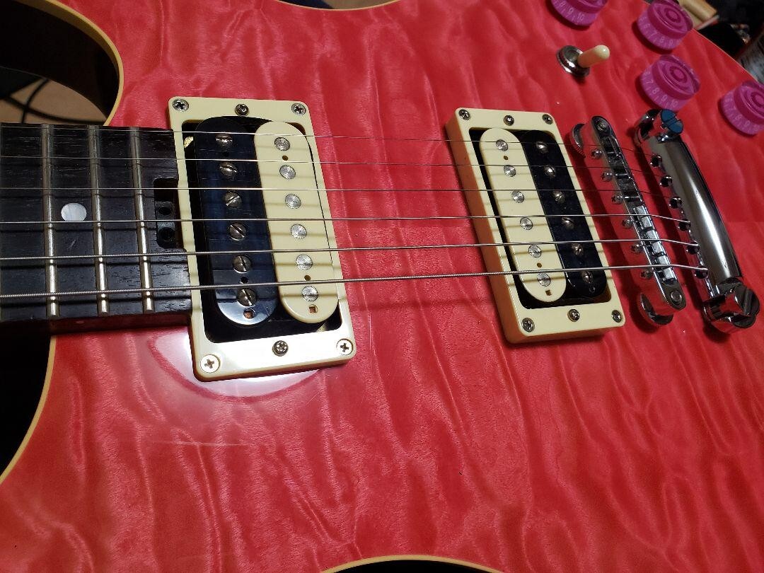 日本製Greco EW-82 ピンク Greco EW-82 Electric Guitar Pink Finish Made in Japan MIJ